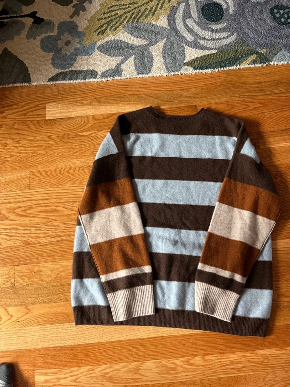 Free People Addie Stripe Cashmere Pullover Size Small NWT